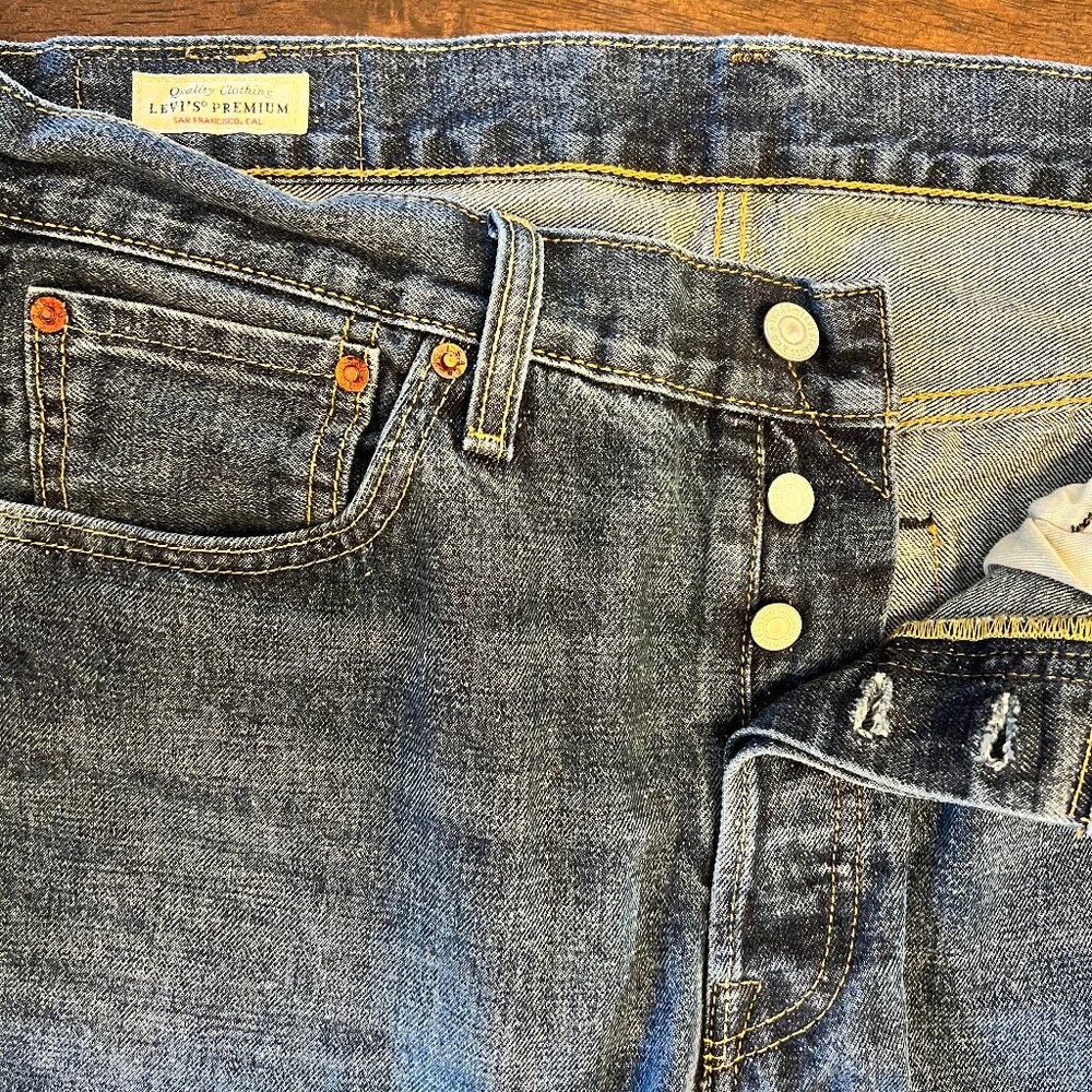 Levi's Slim Straight Men's Jeans - Dark Blue Denim